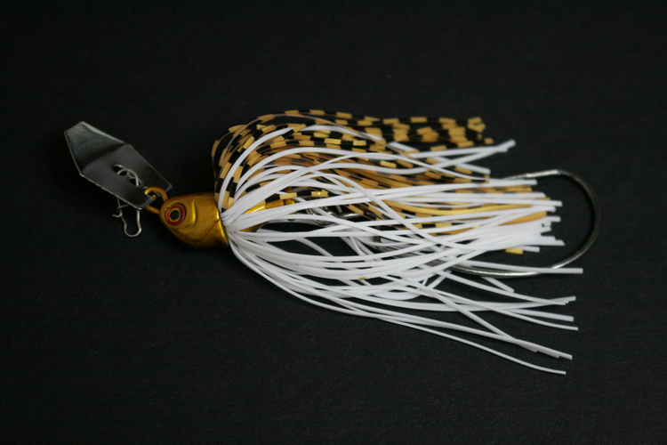 Chatterbait Gold/White 10cm 14g