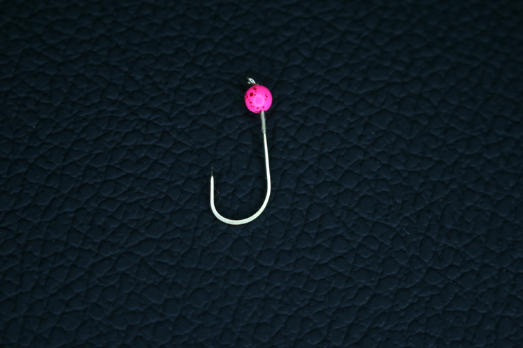 Tungstenhaken pink 35mm 0,3g